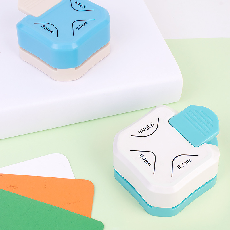 Three-in-one cardboard cutting corner cutter photo trimming corner cutter multi-angle right angle sharp corner fillet