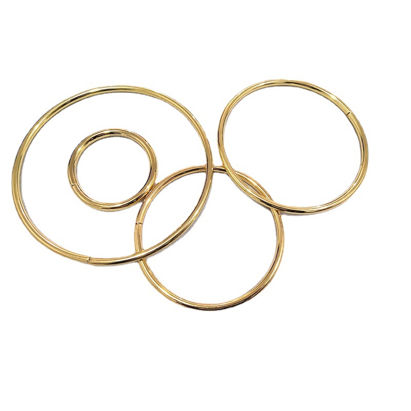 Factory direct supply leather handbag bag connection iron circle metal ring metal ring iron ring wholesale