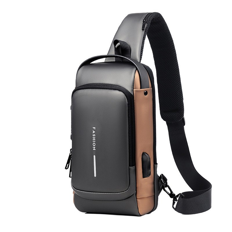 Cross-border Outdoor Riding Chest Bag Men's Bag Casual Sports Men's Shoulder Crossbody Bag Boys Password Motorcycle Bag