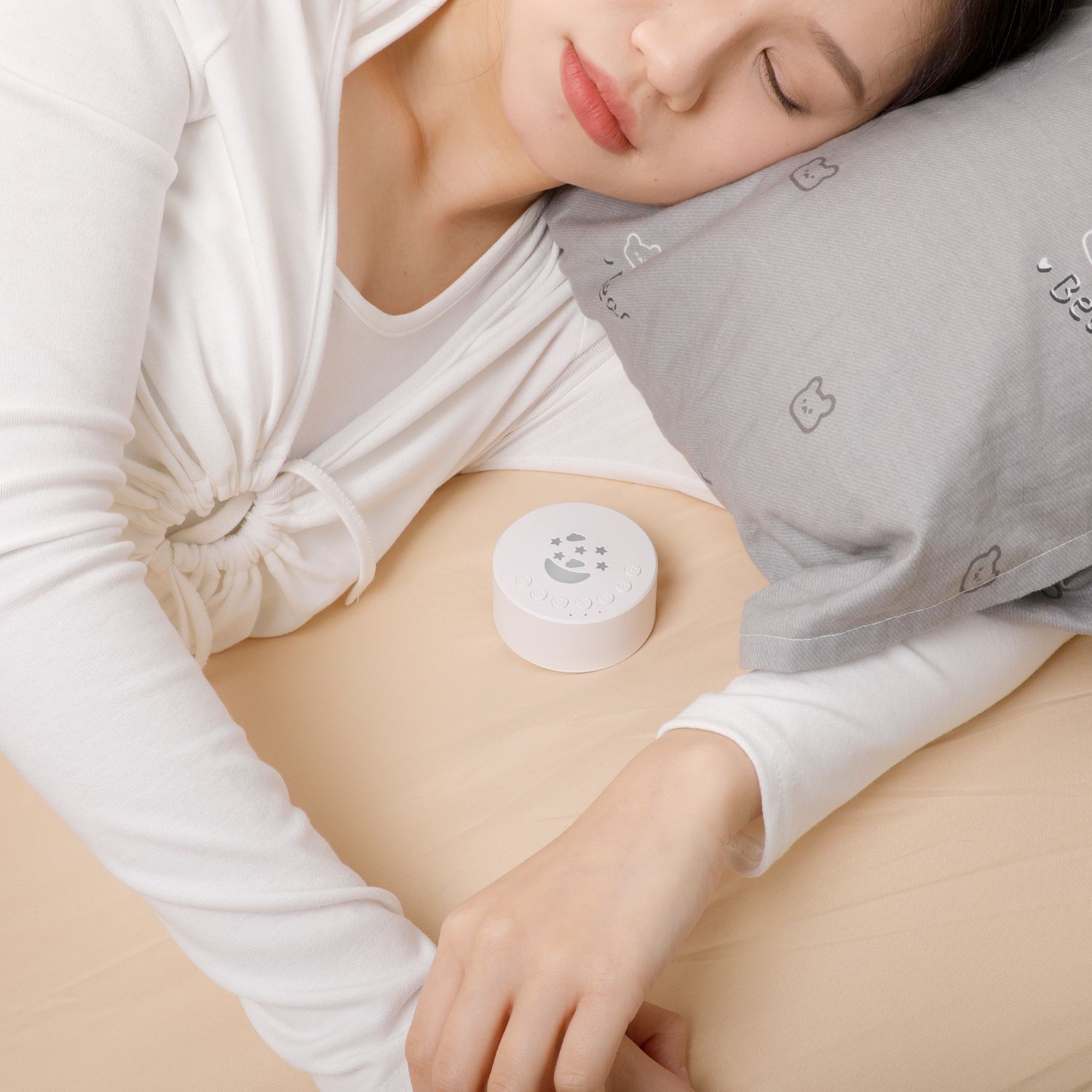 LED sleeping night light white noise sleep instrument baby sleep breathing lamp sleep instrument colorful light white noise machine M5
