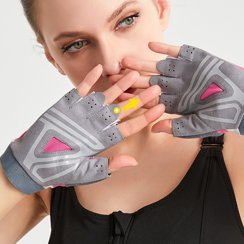 Fitness Gloves Men's and Women's Half Finger Bracers Gym Equipment Training Horizontal Bar Dumbbells Outdoor Sports Cycling Gloves Summer_voghion.com