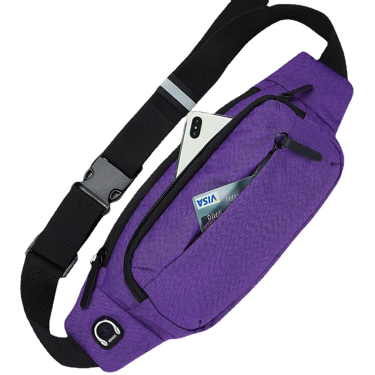 Running mobile phone waist bag men's and women's multifunctional outdoor equipment sports bag waterproof close-fitting large capacity cash register bag