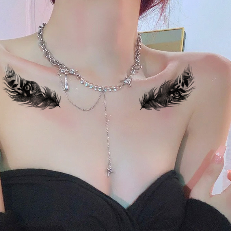 New waterproof small fresh tattoo stickers color black and white 1000 can be any combination of manufacturers wholesale
