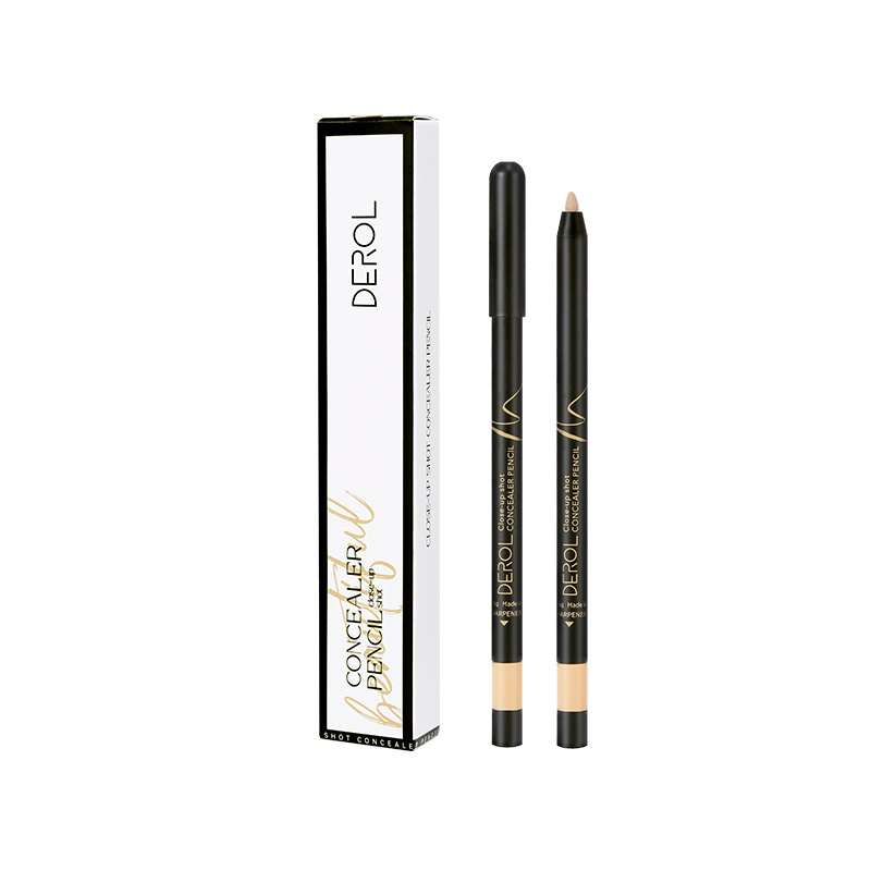 Cross-border DEROL concealer pen to cover acne spots dark circles hydrating moisturizing Foundation nude makeup concealer