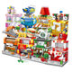 Lele brothers wholesale compatible with Lego small particles Street View building blocks Enlightenment children's toys intelligence assembly Aerospace