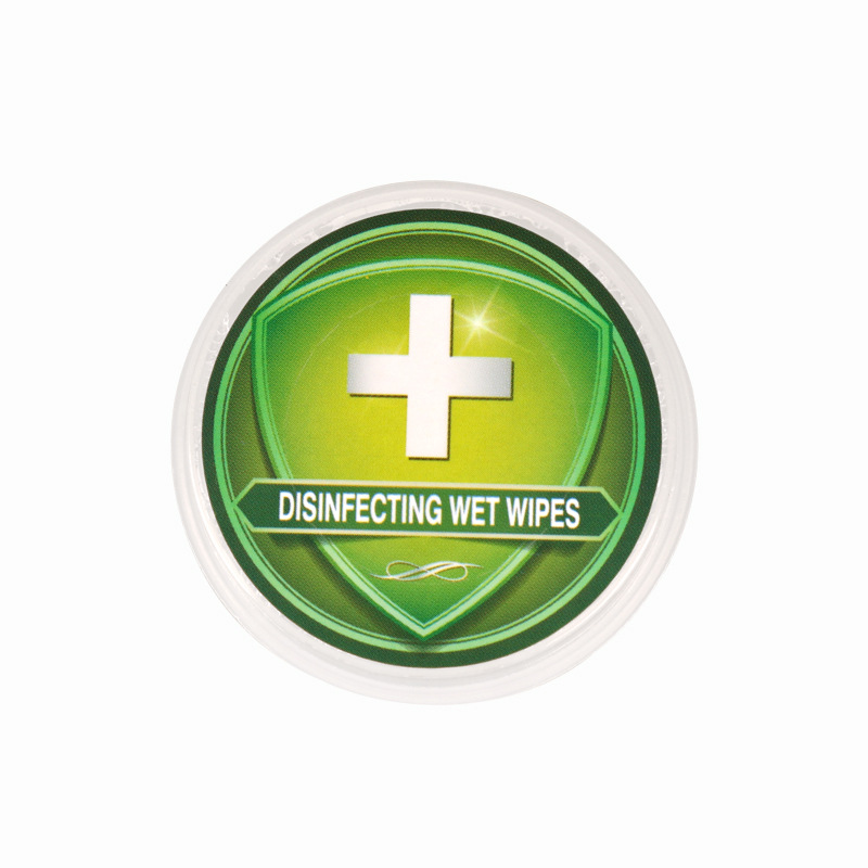 Press Wipes Wholesale Advertising Creative Mini Wipes Volume Vendor Dry and Wet Separation Hygienic Wipes Independent Packaging