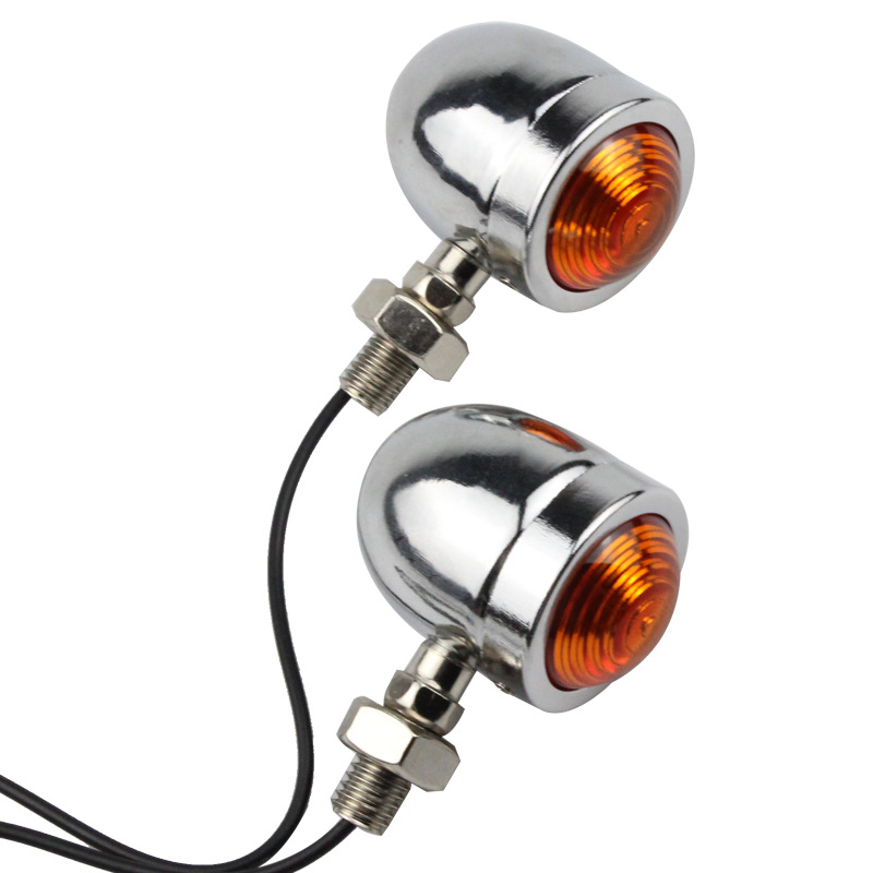 Harley motorcycle modified fog light motorcycle mini turn signal motorcycle brake light small retro turn light