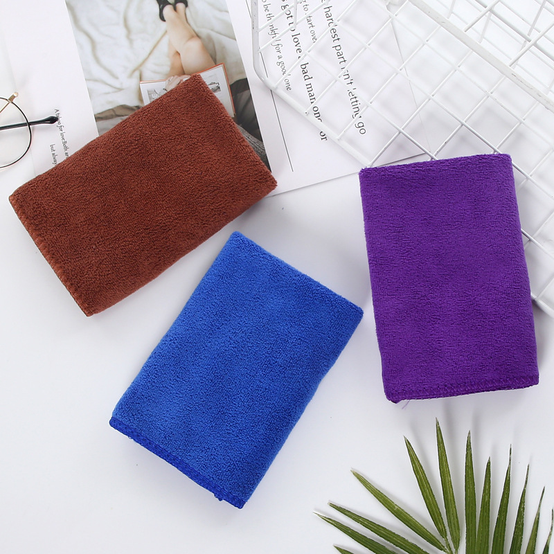 Microfiber car wash towel thickened absorbent car towel housekeeping cleaning towel rag glass housekeeping towel