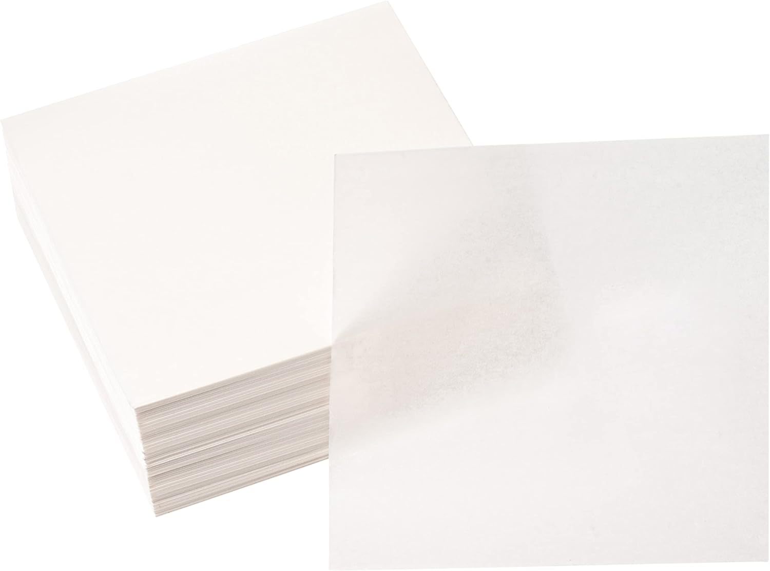 Spot white square double-sided silicone oil paper frozen hamburger patty pad paper fried food oil absorbent parchment paper