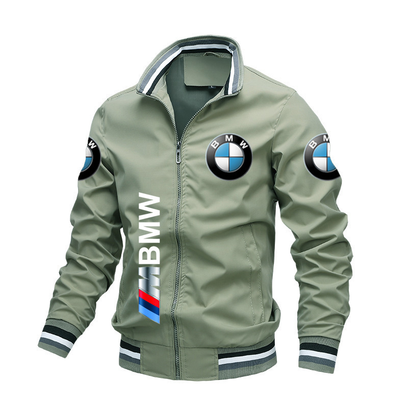 2024 Cross-border New Car Standard Printed Jacket Baseball Suit Outdoor Men's Motorcycle Riding Windproof Jacket Men's Jacket