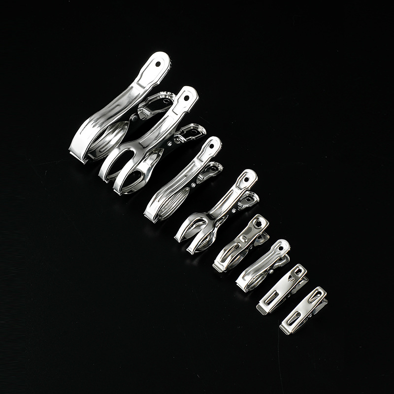 Cotton quilt large clip windproof clip stainless steel clothes drying clip quilt clothes hanger clip clothes household quilt clip ticket clip