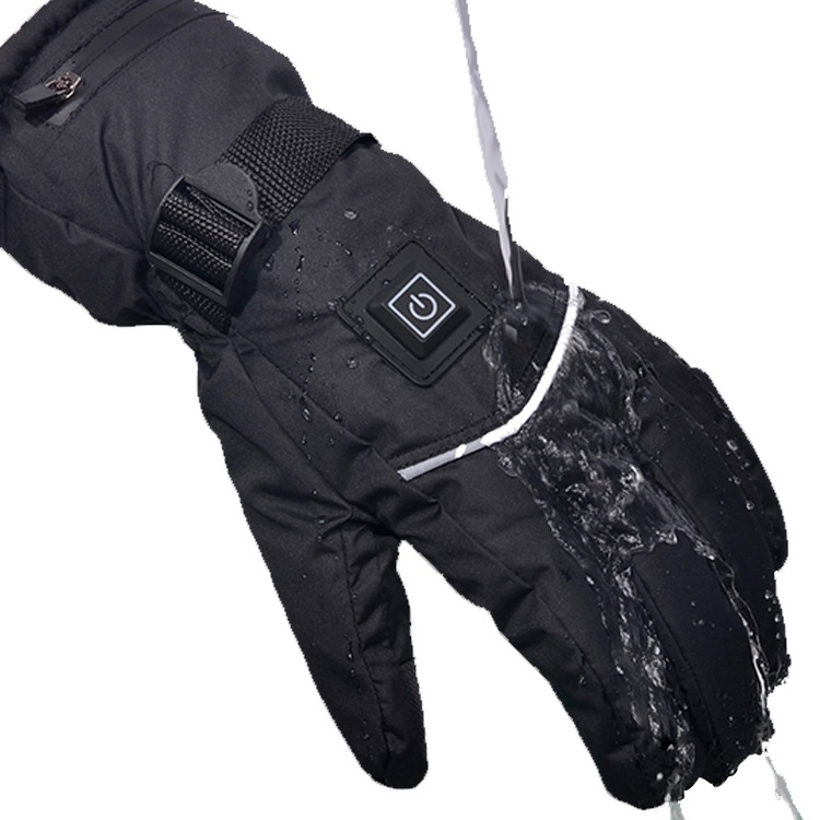 Cross-border Winter Ski Electric Heating Gloves Outdoor Thickened Warm Charging Heating Gloves Riding Heating Gloves Spot