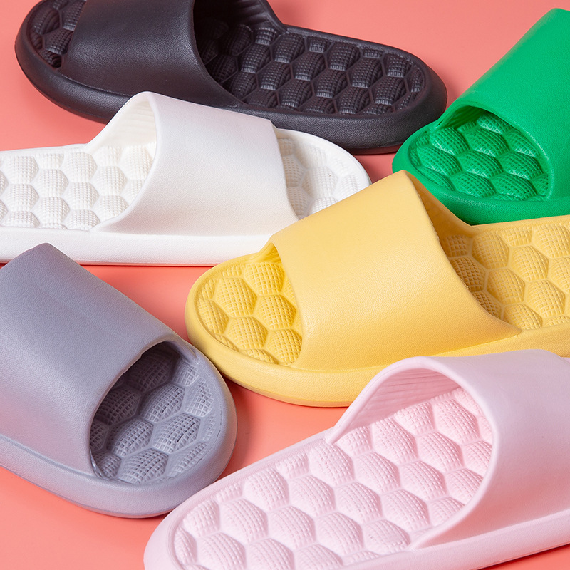 Sandals and slippers Women summer 2023 new home massage comfortable indoor EVA couples smooth anti-slip slippers wholesale