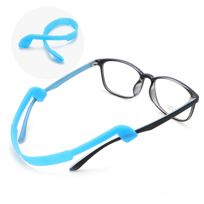 Silicone sports glasses rope running sports non-slip rope glasses fixed elastic glasses rope glasses accessories cross border