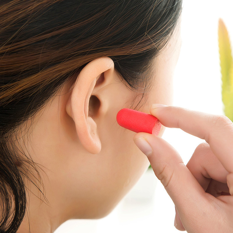 Factory wholesale sleep soundproof earplugs anti-noise sleep earplugs learning noise reduction soundproof earplugs color random