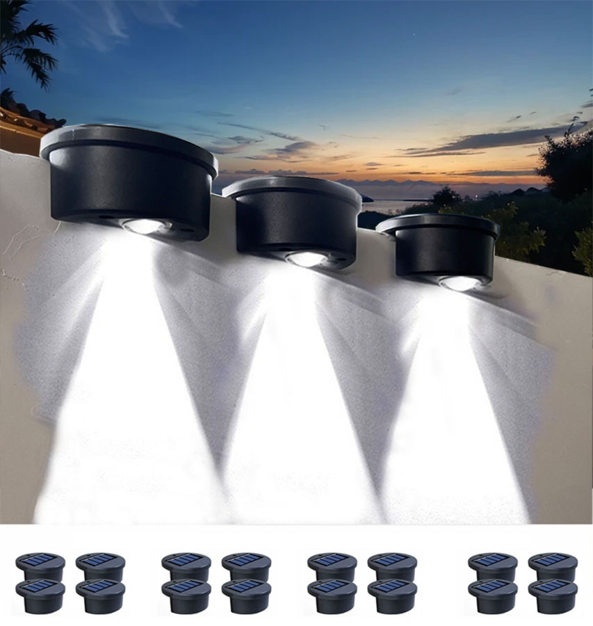 New round step lamp white light