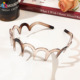 High quality big wave headband-amber gray