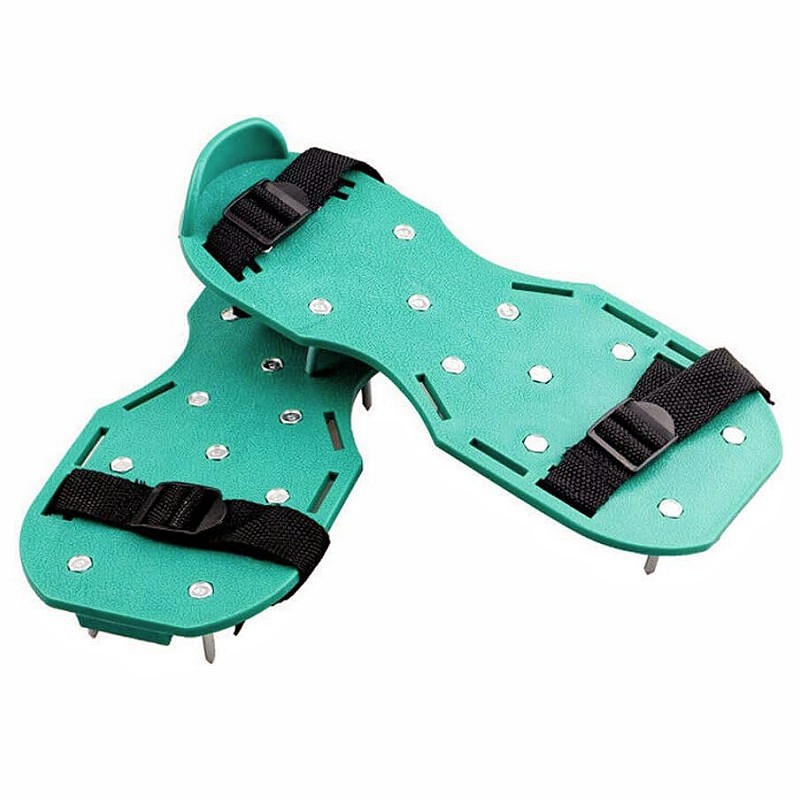 Garden loose soil shoes grass spikes garden spikes lawn inflatable loose soil shoes self-leveling epoxy gardening tools