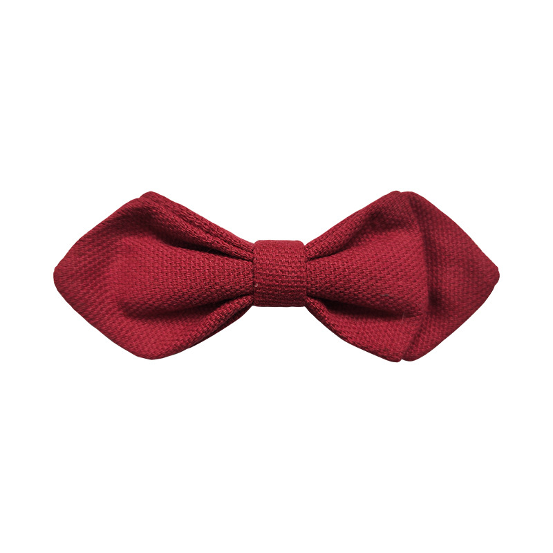 Children's British bow tie pin tapestry silk bow tie baby flower girl costume bow accessories a generation of hair