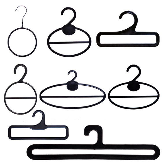 Factory direct plastic scarf rack silk scarf display rack hanging rotating hanger supermarket multi-function display rack