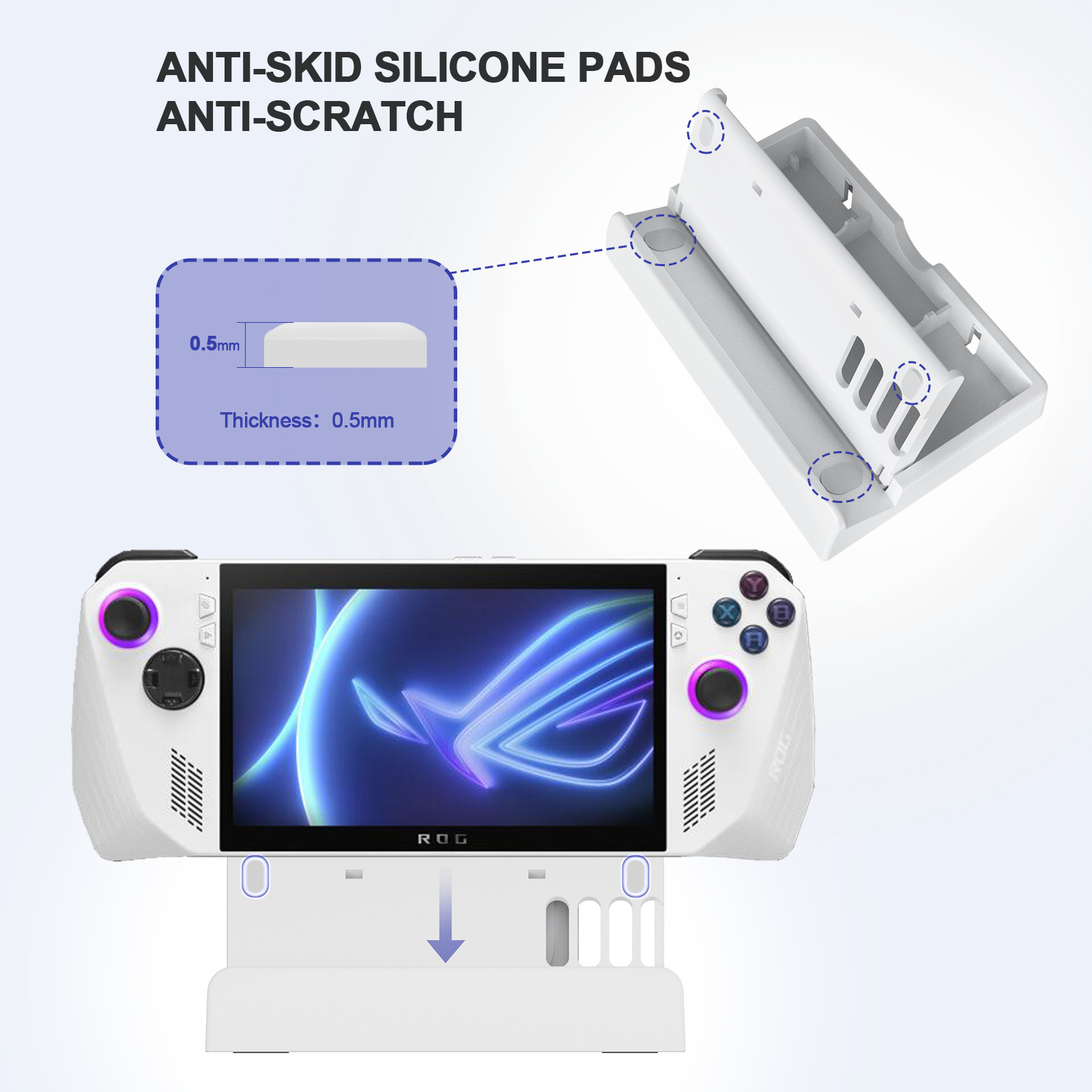 New ROG Ally handheld desktop stand compatible with Steamdeck/Switch/mobile phone stand accessories