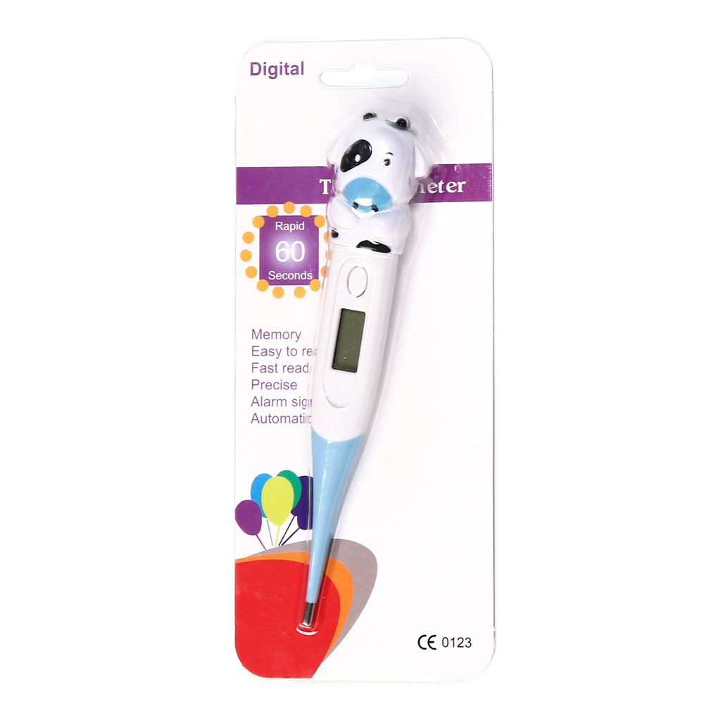 Foreign Trade Cartoon Soft Head Electronic Thermometer Home Underarm Digital Thermometer Baby Oral Medical Thermometer