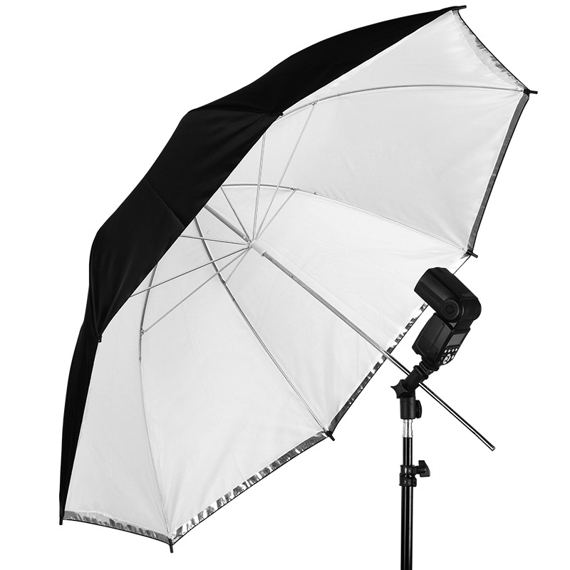 Factory Outlet 33436075 Inch Photography Umbrella Outside Black Inside White Reflective Umbrella Large Photo Studio Professional Photography Umbrella