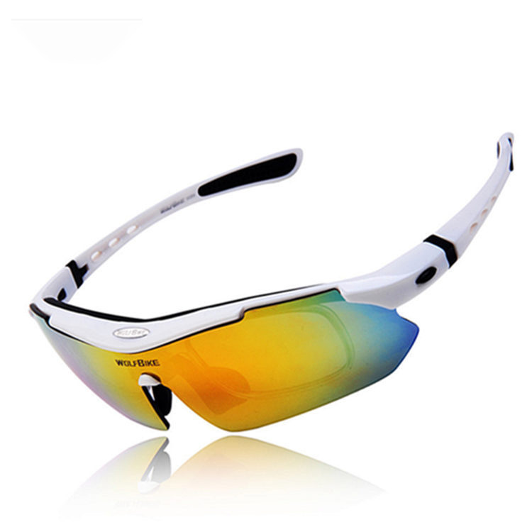 WOSAWE Cross-border Source Classic Polarized Cycling Glasses for Men and Women Outdoor Sports Bicycle Mirror with Myopia Frame