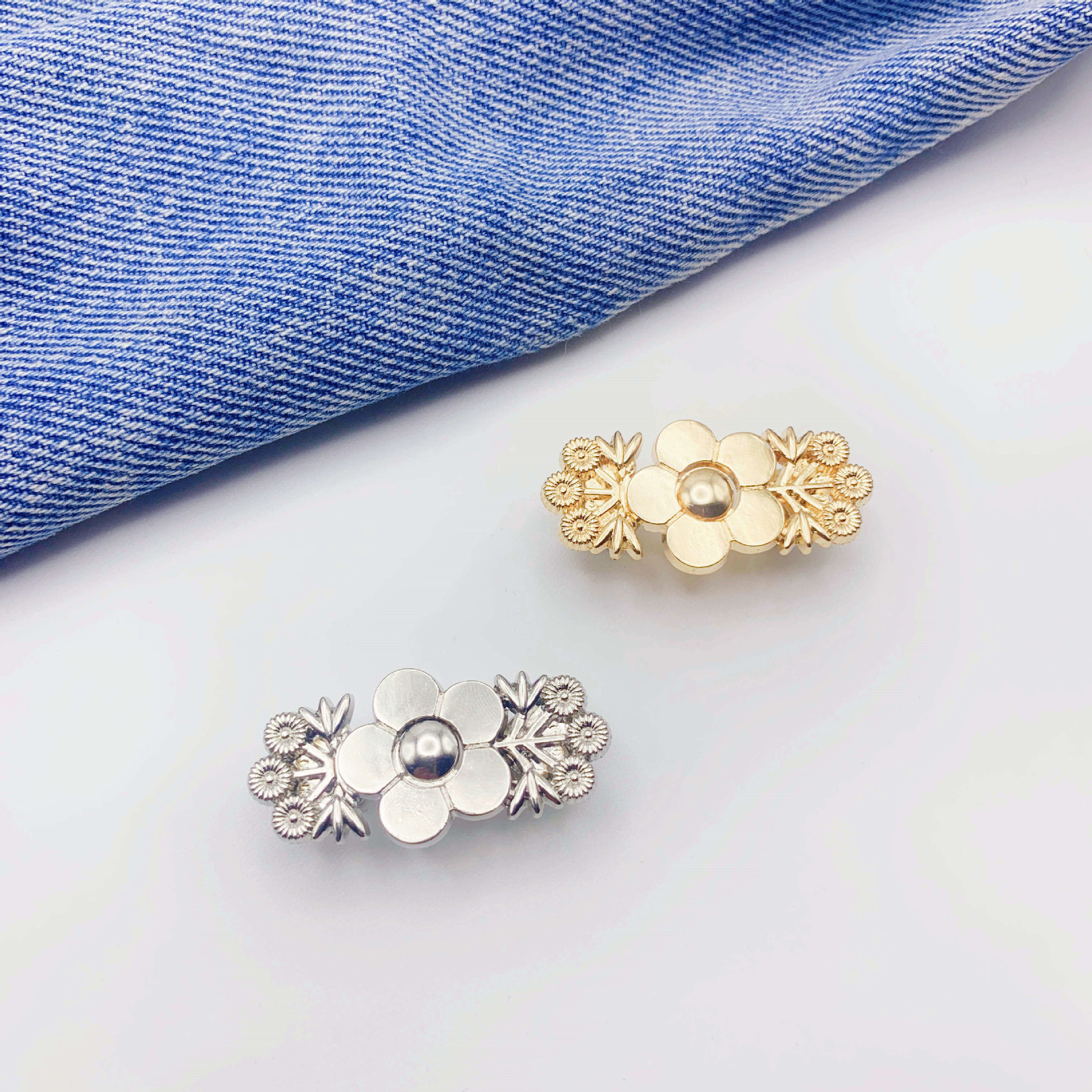 Waist buckle no stud detachable detachable jeans skirt waist big change small waist waist artifact seamless fixed button