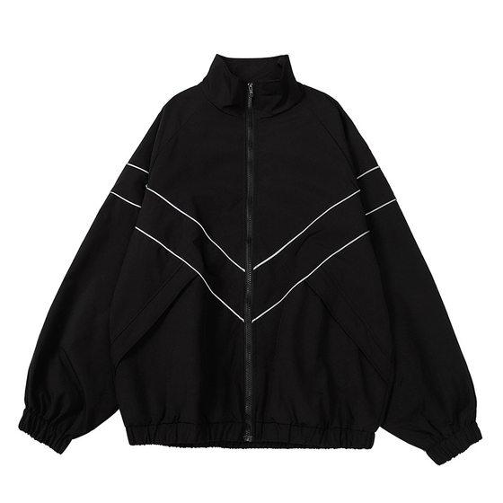 Factory Direct Retro Simple Collar Klein Blue Jacket Men's Trendy Brand Street Loose Couple Jacket