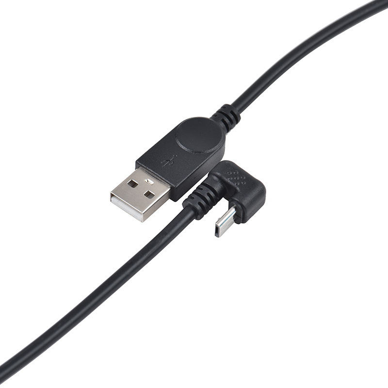 USB revolution micro5p male data line elbow U-shaped charging Android mobile phone tablet supports Game hand travel