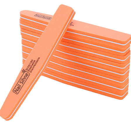 Diamond shaped sponge rub orange