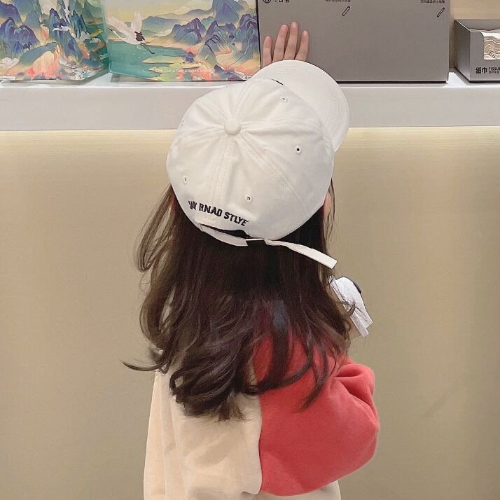 Children's hat spring and autumn boys' peaked cap girls' sun hat trendy Korean fashion baby baseball cap