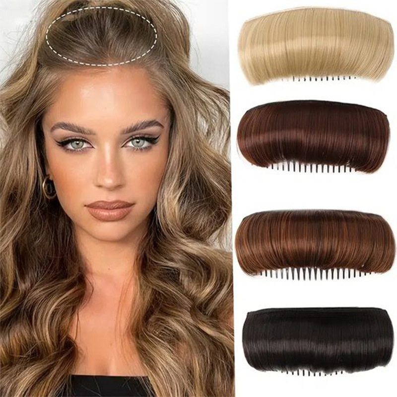 Wig Pad Hair Root Comb Pad High Hair Pack Fluffy Hair Pad Hair Pad Head Pad Hair Root Wig Pieces forehead hair