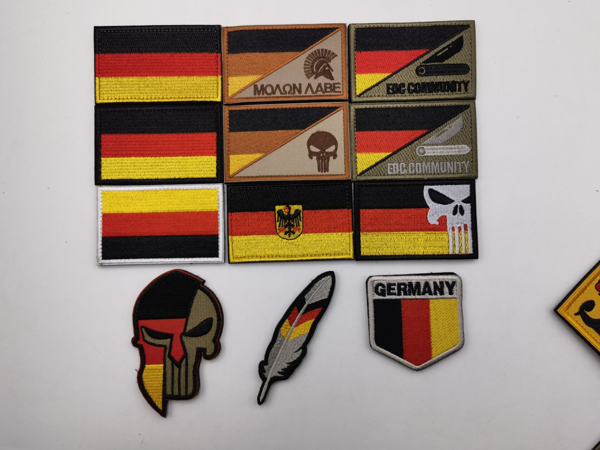 germany polizei patches German eagle shield morale badge gsg9 embroidered cloth Velcro badge