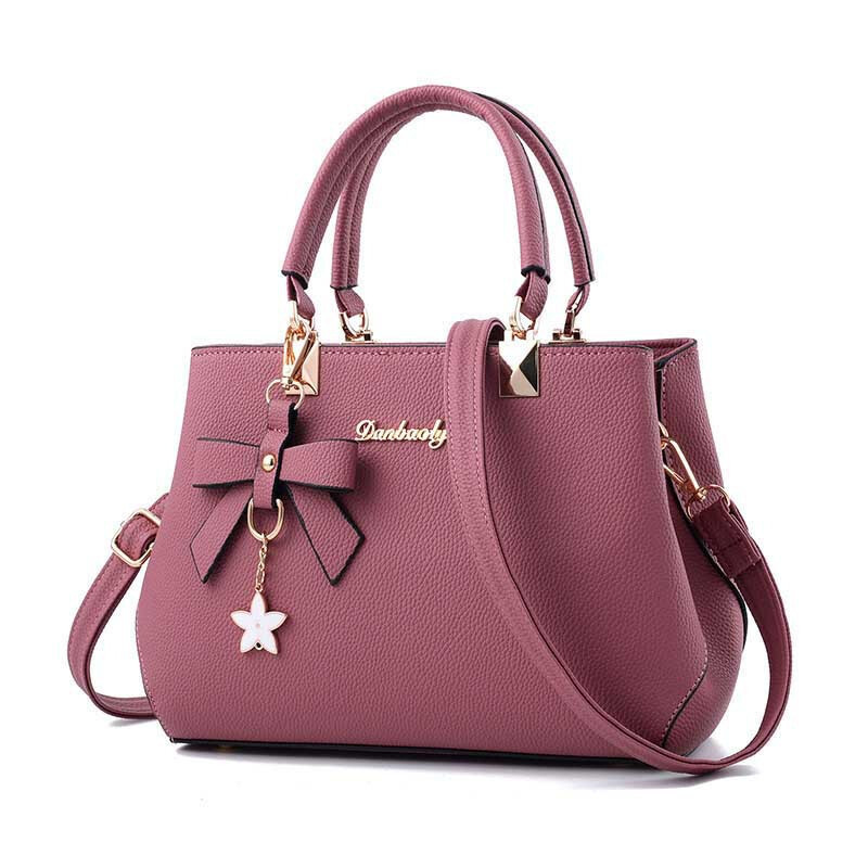 Cross-Border Women's bag 2023 new Korean fashion bow portable shoulder bag messenger bag killer bag mother bag