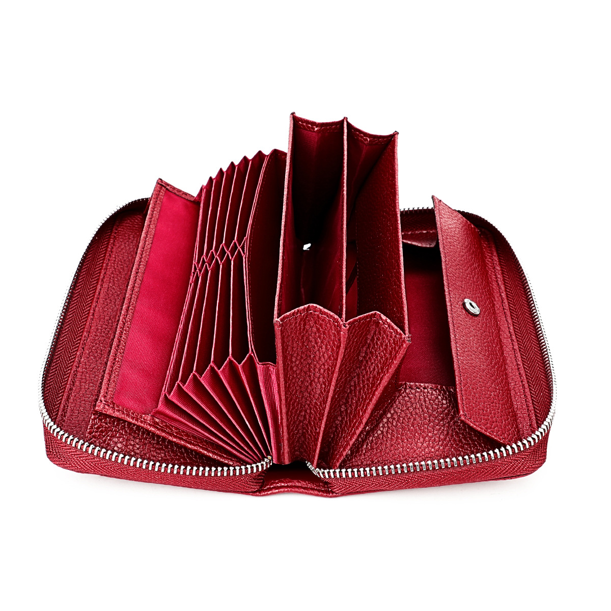 Amazon Japan new men and women wallet RFID fashion organ clutch women zipper change long bag
