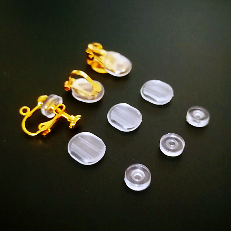 Mosquito Incense Disc Ear Clip Anti-Slip Pad Frog Ear Clip Screw Ear Clip Anti-Pain Pad Soft Pad Plastic Silicone Sheet Gasket New Material