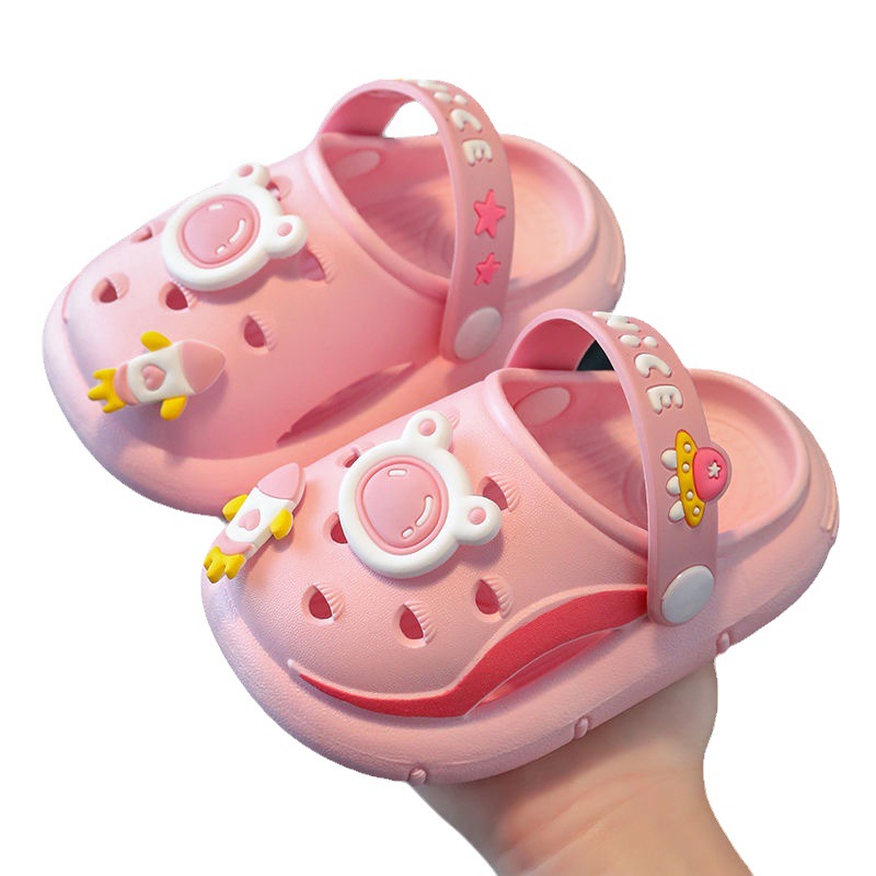 [Special Offer Broken Size Clearance] Children's Slippers Summer New Boys' Soft Bottom Non-slip Home Bathroom Slippers