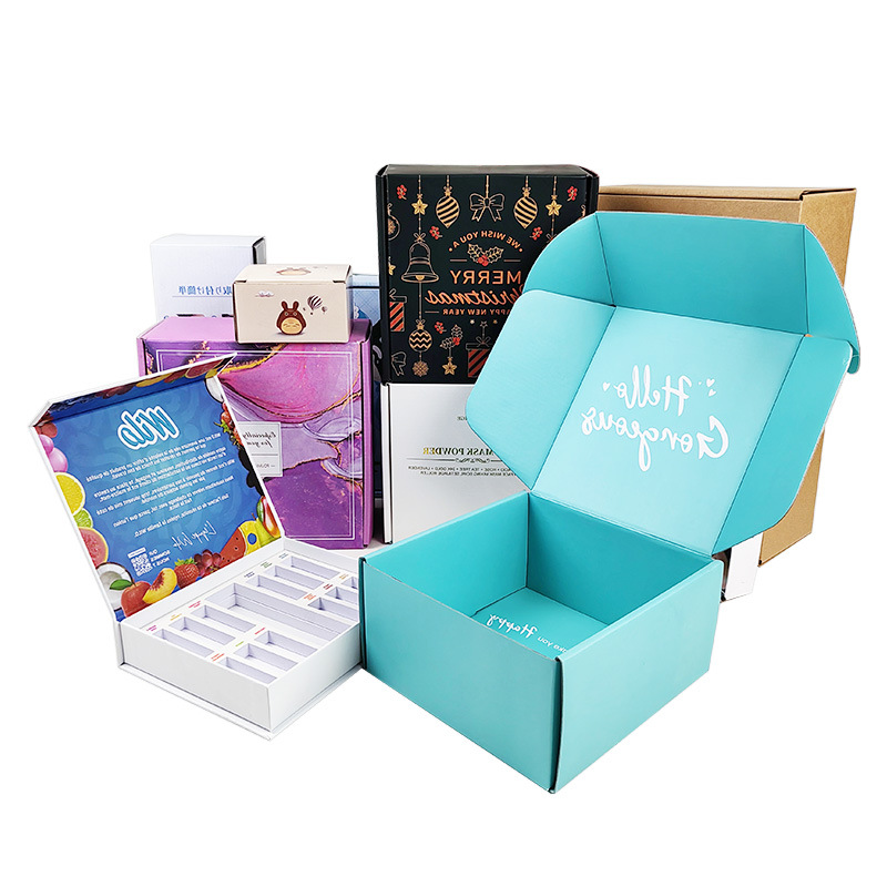 Flip cover heaven and earth cover product packaging box custom cosmetic carton custom color box packaging box printing