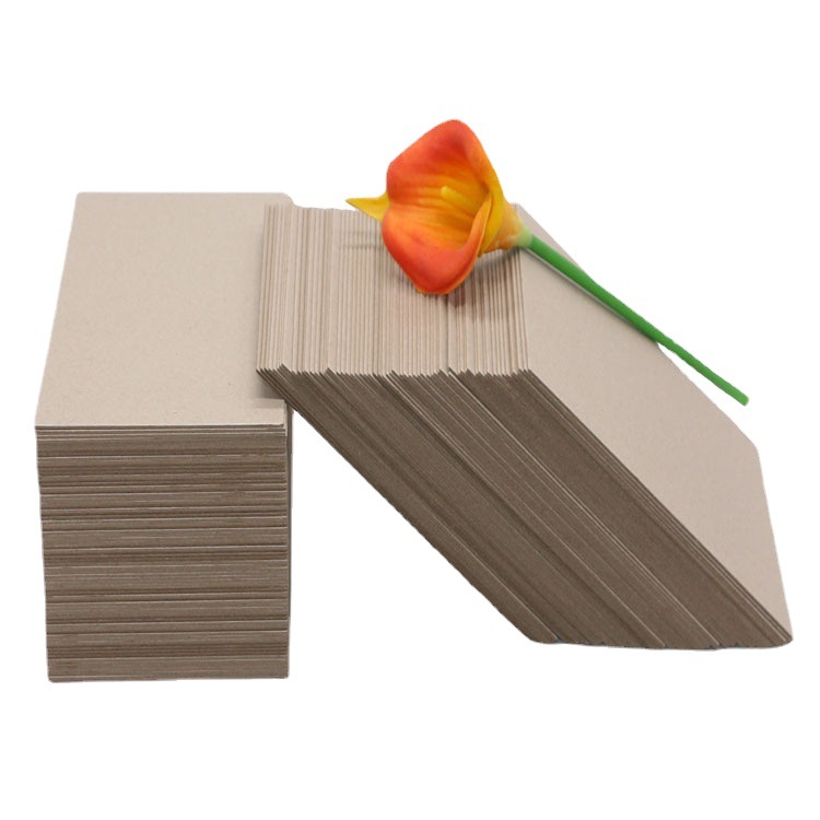 Factory Direct Sales 2.0mm1200g4k gray cardboard for bags and non-woven storage boxes
