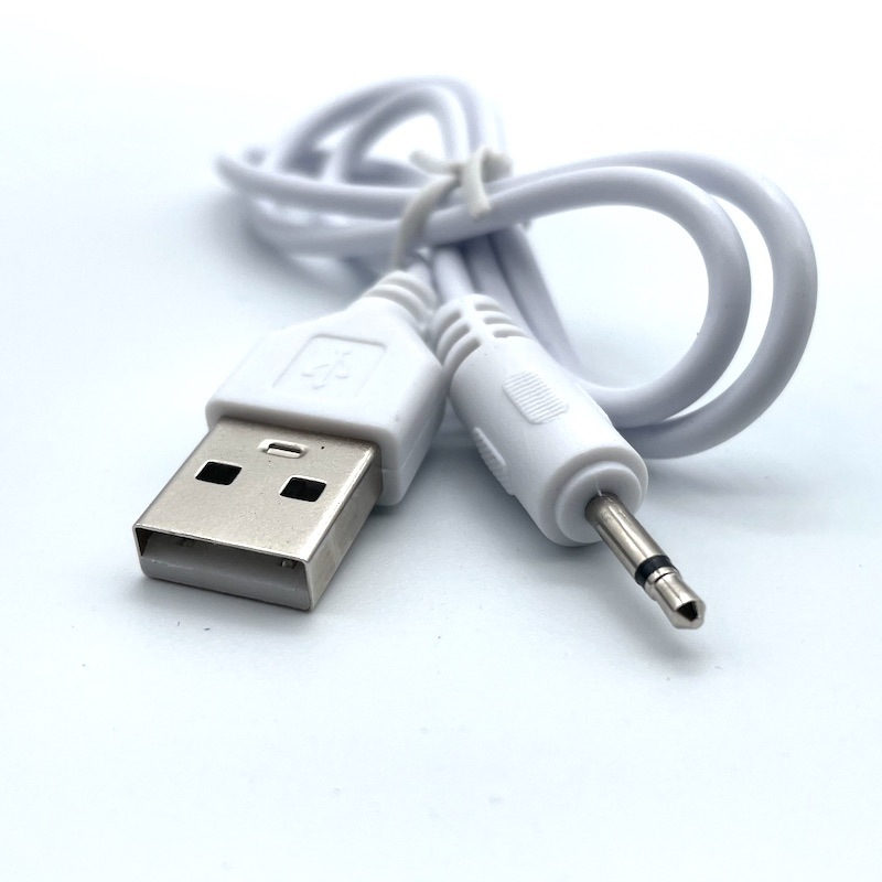 USB to 2.5 Mono Charging Cable Sex Supplies/Adult Supplies/Jumping Egg Arrow 2 Solid Long Needle Power Cord