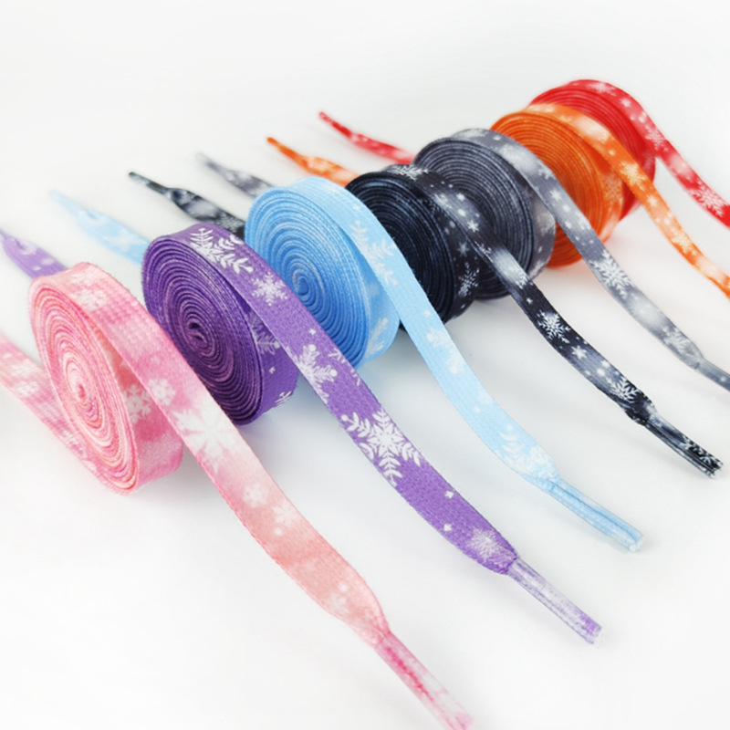 Shoelaces wholesale winter personality snow snow shoelace rope fit AJ1dunkAF1 Air Force One canvas shoelaces