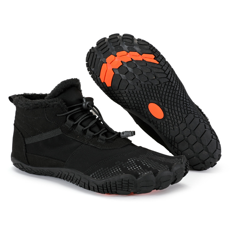 Factory Direct cross-border 2023 fitness fleece-lined waterproof snow boots foldable breathable lightweight mountaineering casual cotton shoes