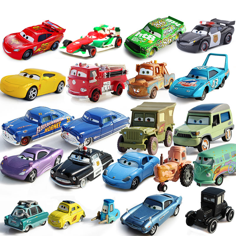 Racing car story children's toy car alloy car McQueen uncle Mai car Wang Luba Sheriff die