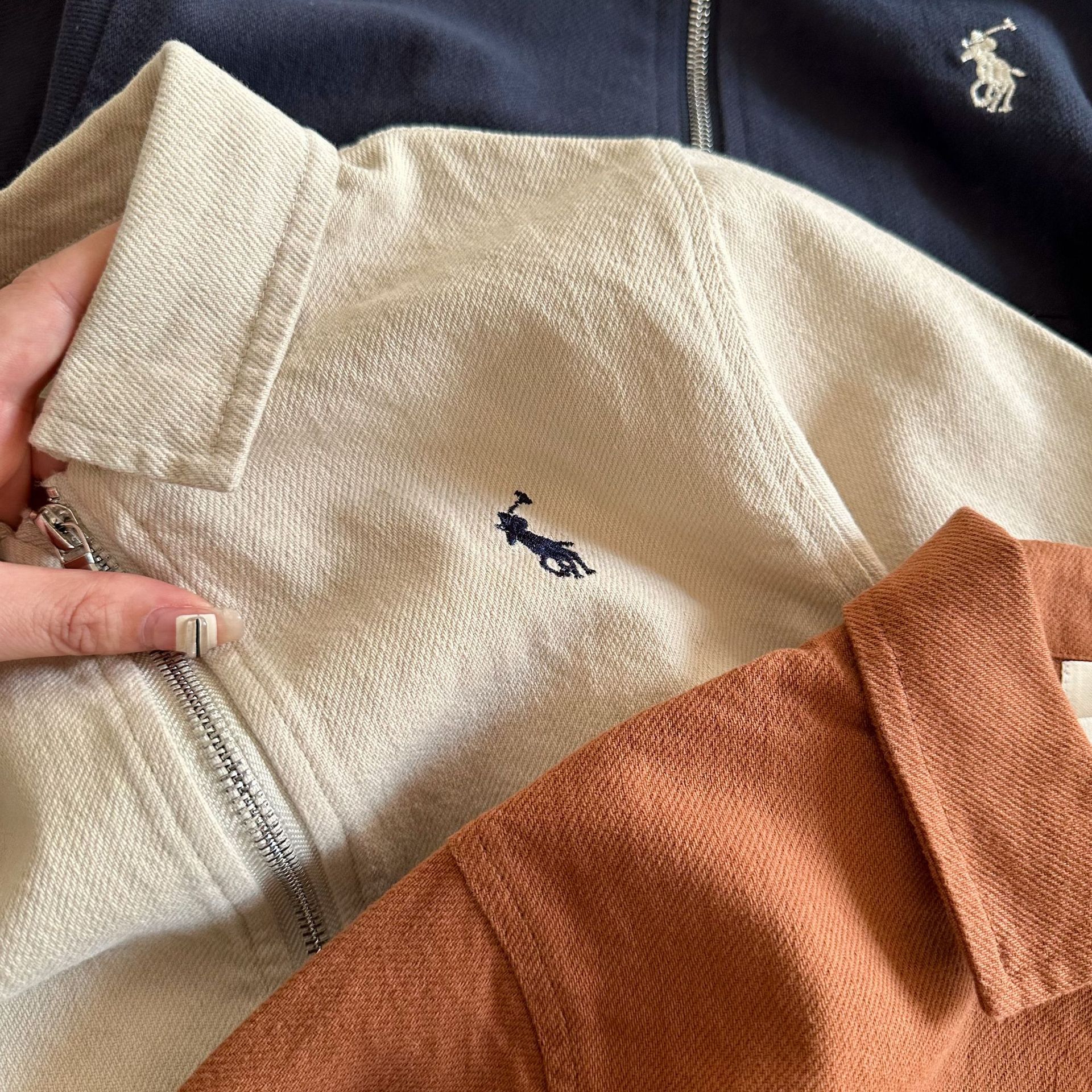 Children's Coat 2024 Autumn Korean New Arrival Boys and Girls Stylishly Embroidered Lapel Coat Baby Short Zipper Shirt