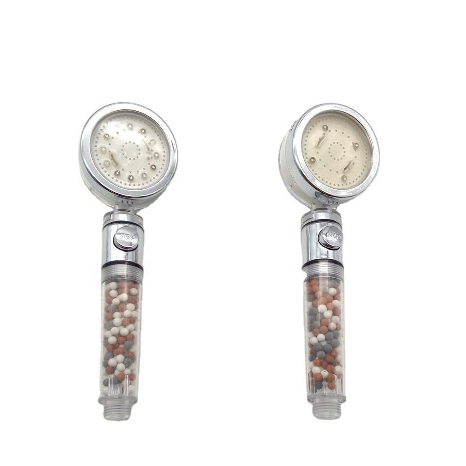 Colorful Supercharged Shower Luminous Temperature Control Nozzle LED Multifunctional Shower Lotus Shower Small Man Waist Shower Negative