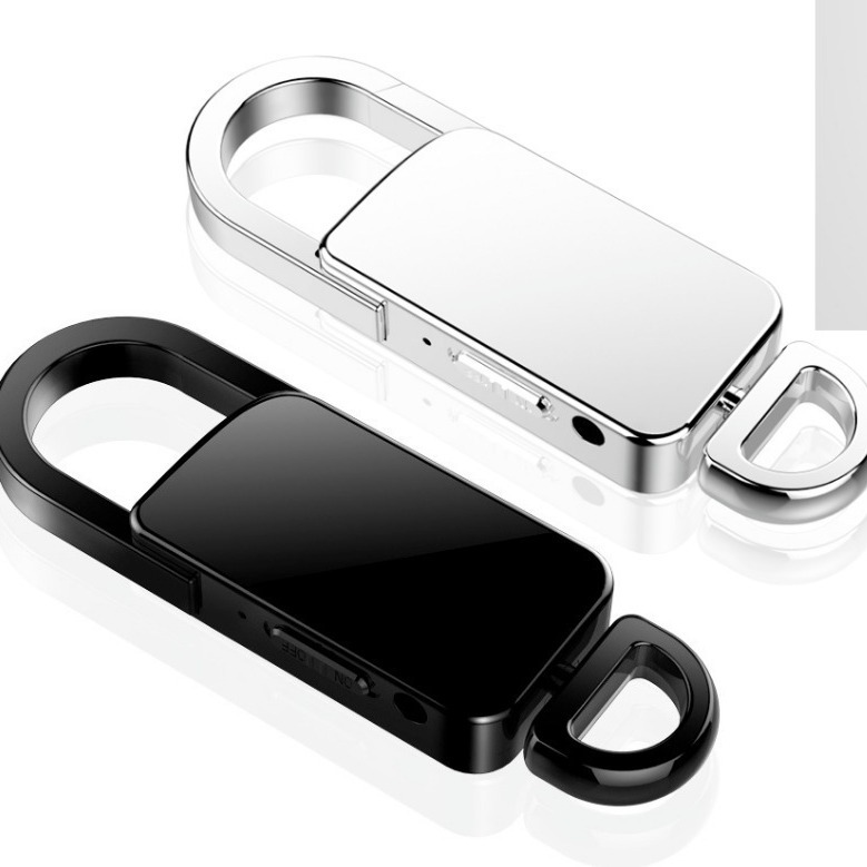 Cross-border professional HD noise reduction keychain voice recorder portable business conference large memory recorder