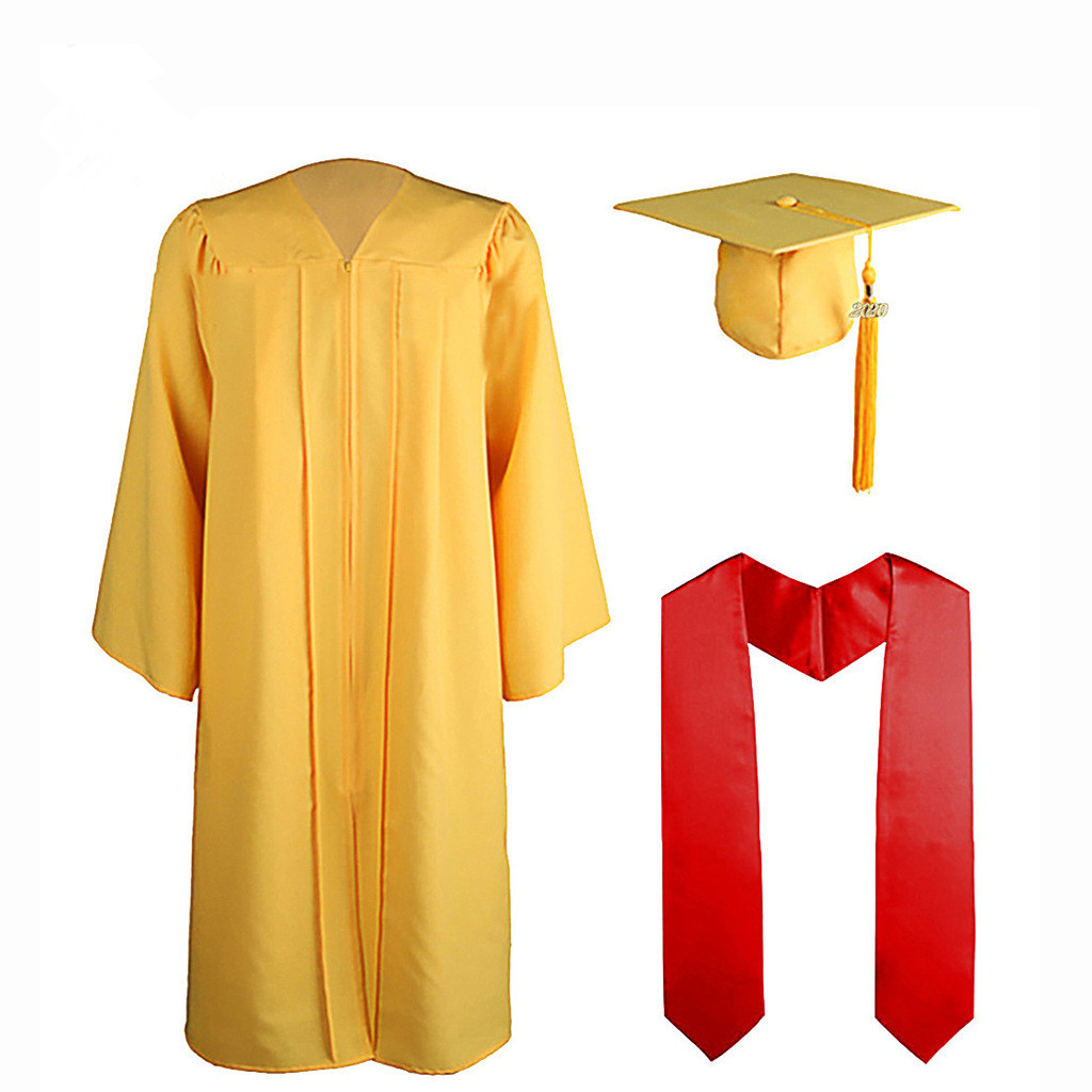 Cross-border European and American academic clothing suit undergraduate master's degree graduation clothing with flat shawl factory outlet