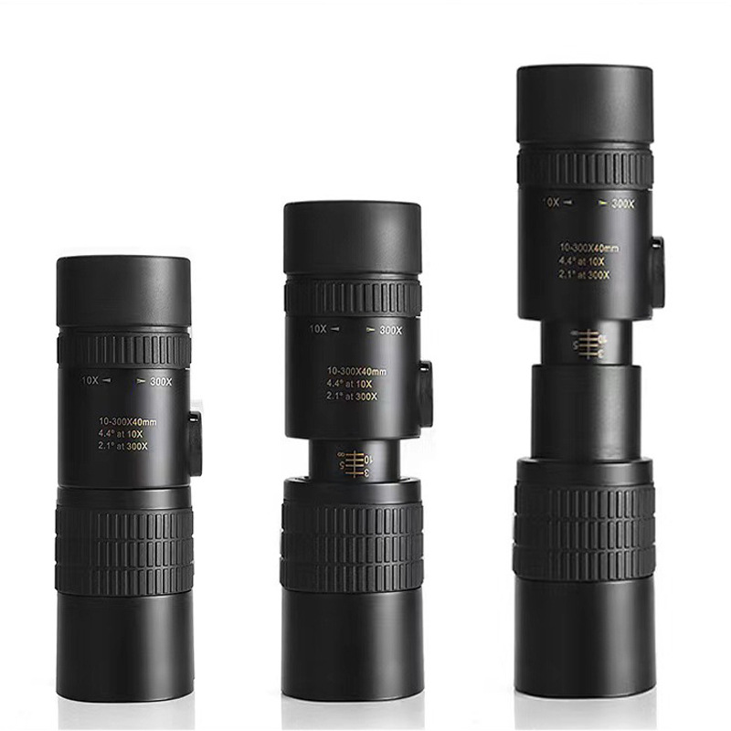10-300x 40 new telescope high-power HD single tube zoom mobile phone camera telescopic telescope wholesale